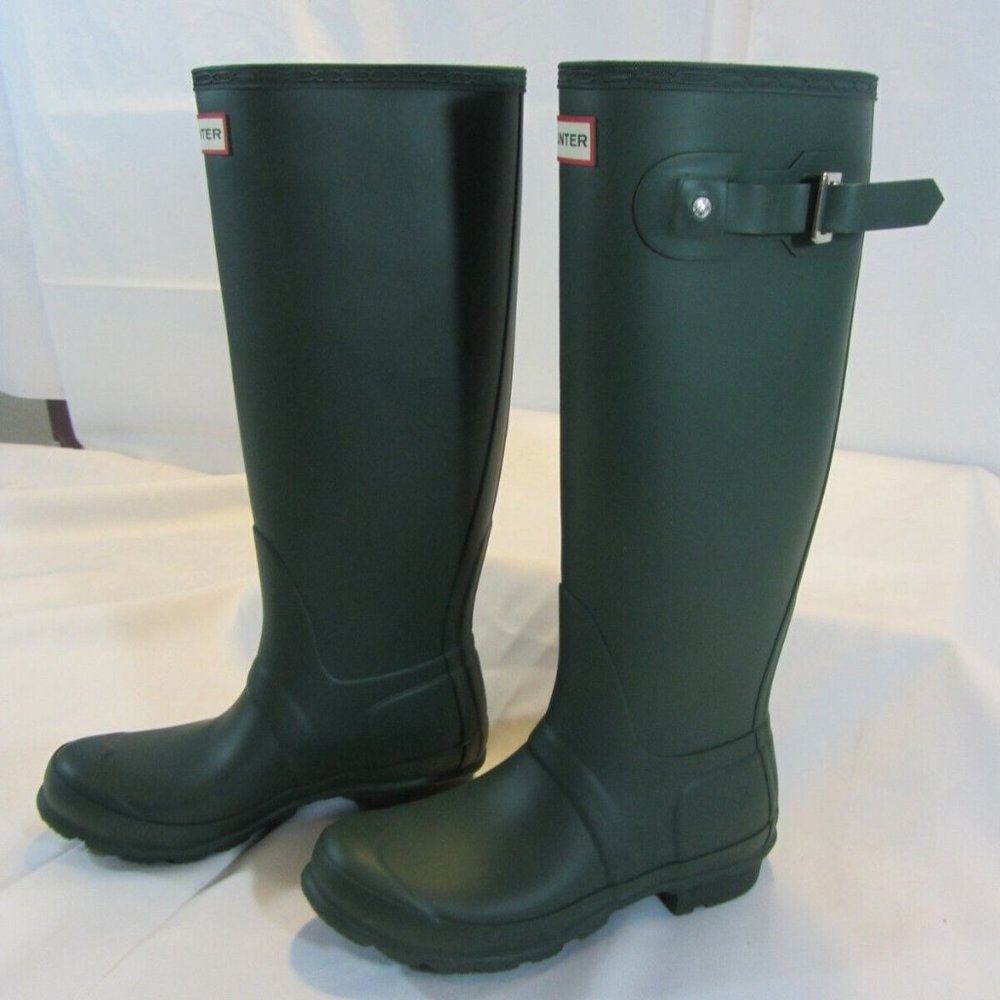 Hunter Women's Original Tall Rain Boots - Hunter Green - Size 10 - NEW